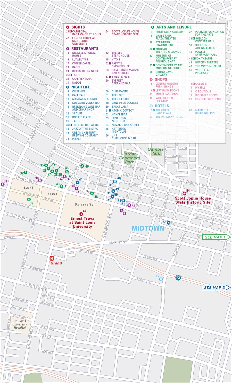 Map 3 Soulard and Lafayette Square map halves follow - photo 9