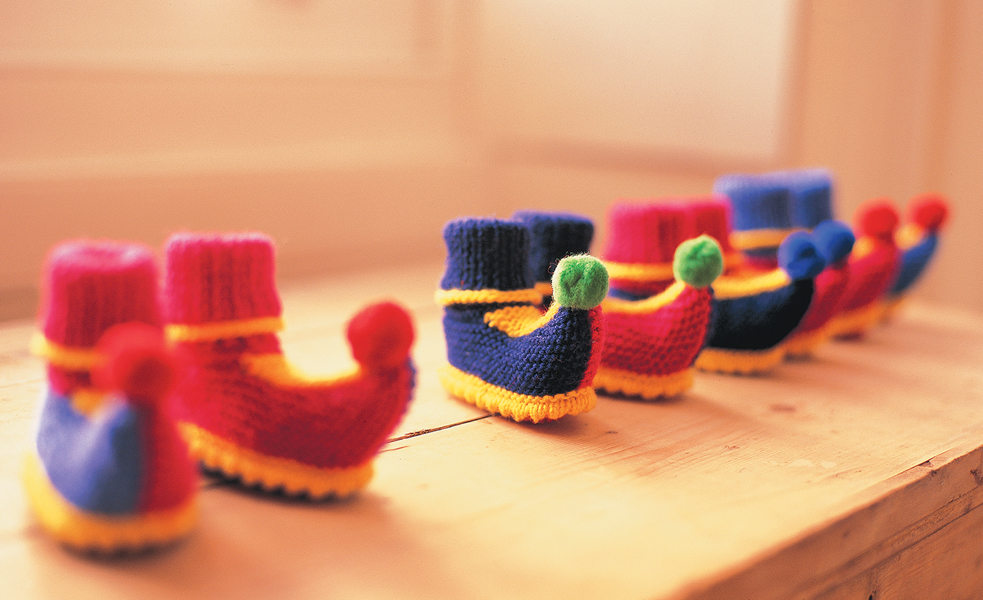 Knitting for babies Safety Most babies are fascinated by their own feet at - photo 2