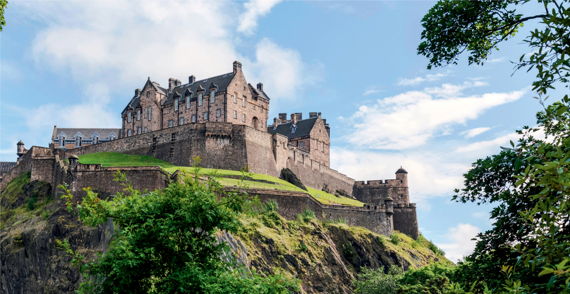 The historic fortress of Edinburgh Castle from Castle Rock A view of the - photo 7