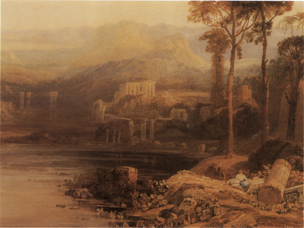 CLASSICAL LANDSCAPE Francis Oliver Finch 18021862 555 755cm 2134 2934 - photo 5