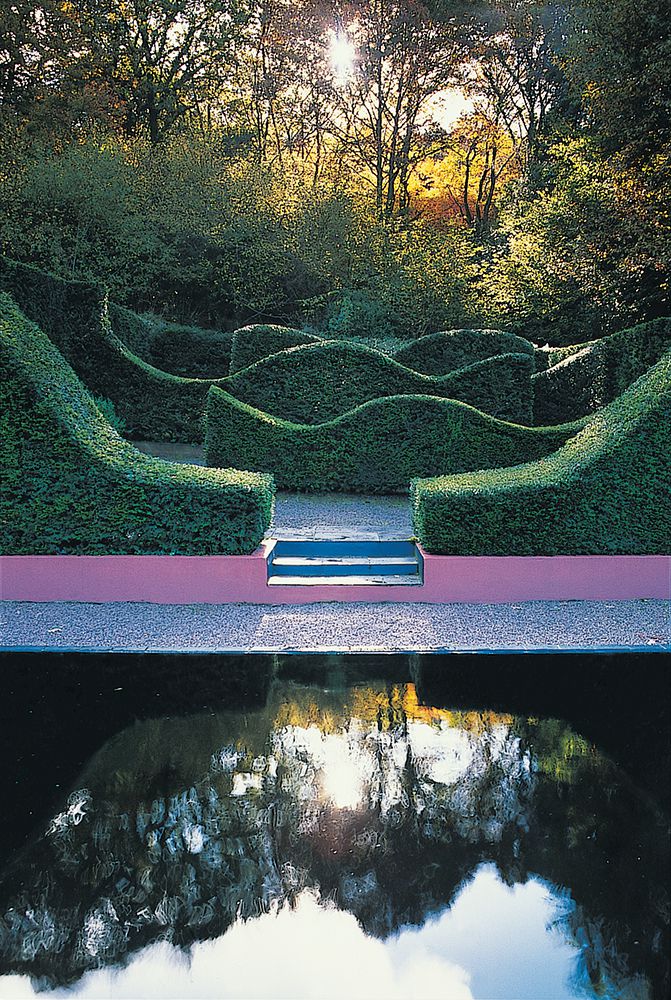 The reflecting pool reflecting the hedge garden and coppice just as it - photo 6