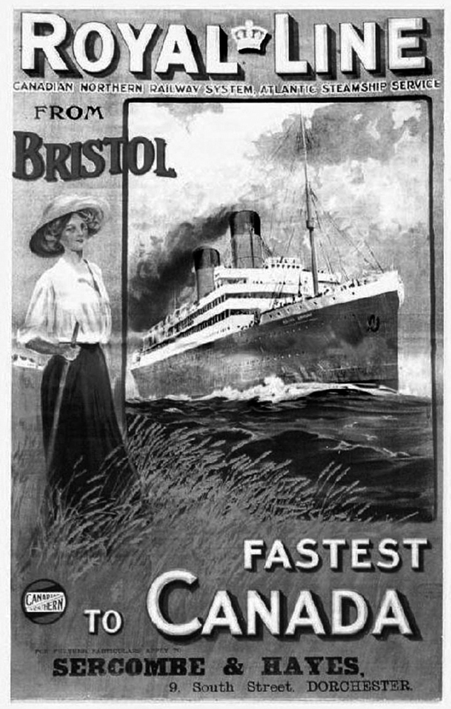 A poster advertising the steamship service to Canada A few miles east of the - photo 4