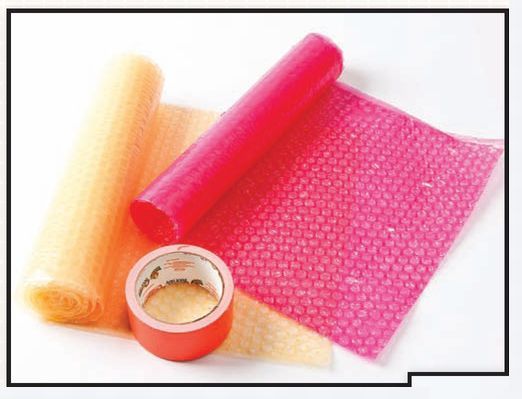 Bubble wrap now comes in eye-catching colors If your bubble wrap is clear - photo 14