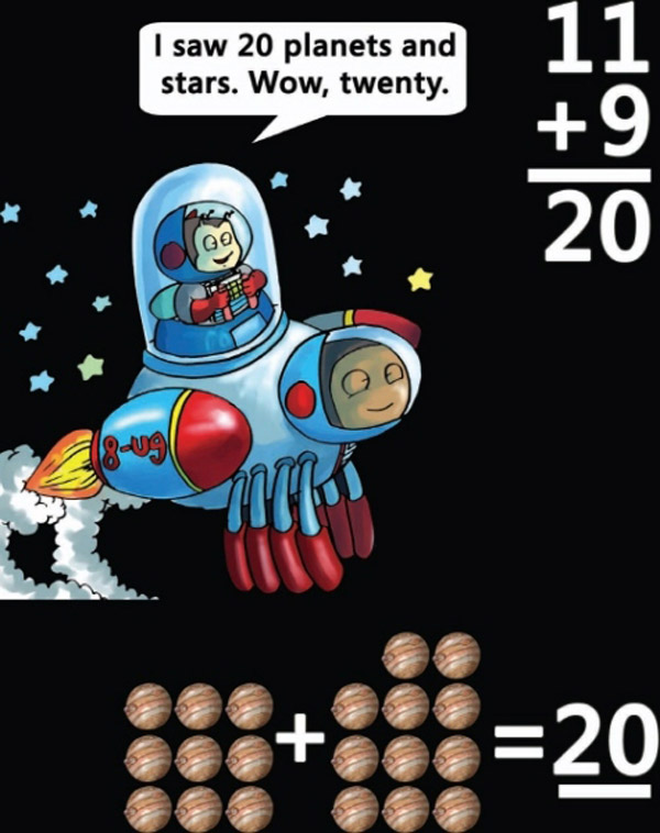 Addition Level 3 Pictures Words Review - photo 25