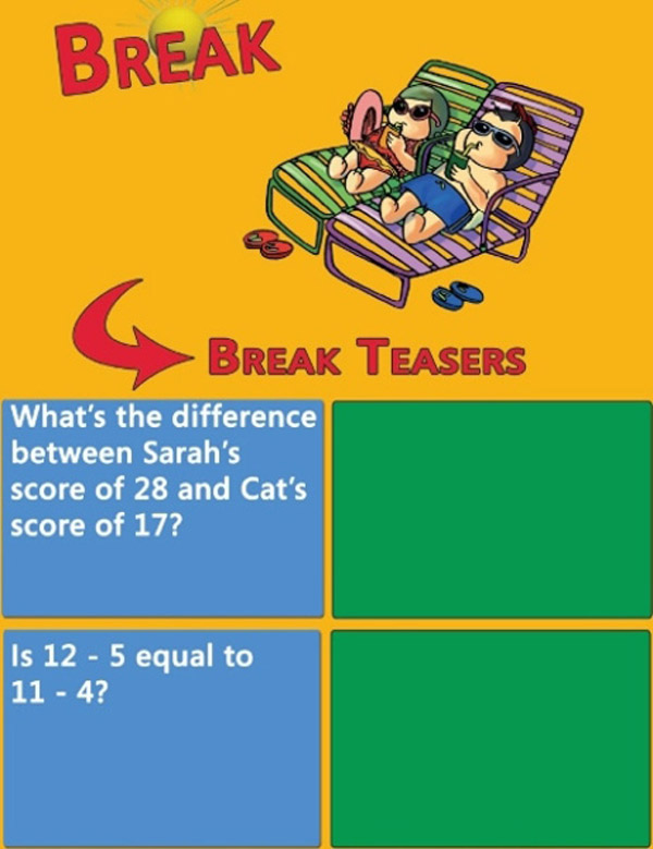 Subtraction Level 3 Pictures Words Review - photo 16