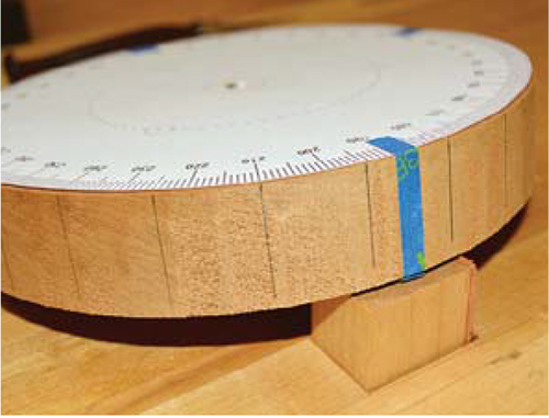 Paper template Mount a 7-diameter paper compass printout to the clock dial so - photo 9