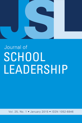 Journal of School Leadership JSL Vol 25-N1