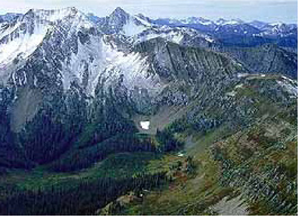 Plate 3B Late summer snow highlights beds of sandstone from the Methow Ocean - photo 12