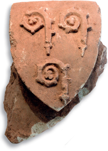 2 Heraldic shield bearing the arms of Torre Abbey from the medieval abbey - photo 3