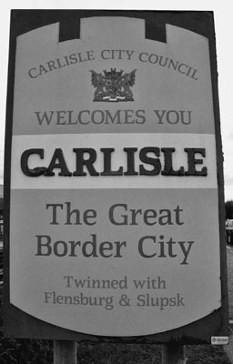 The road sign welcoming people to Carlisle At some point in the future - photo 4