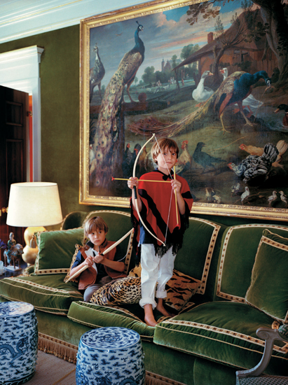 My twins Nicholas and Henry in an outtake from a Vogue shoot with Franois - photo 17