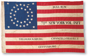 FLAG NO 2 Regimental Flag Upon being disbanded the 71st New York Volunteer - photo 14