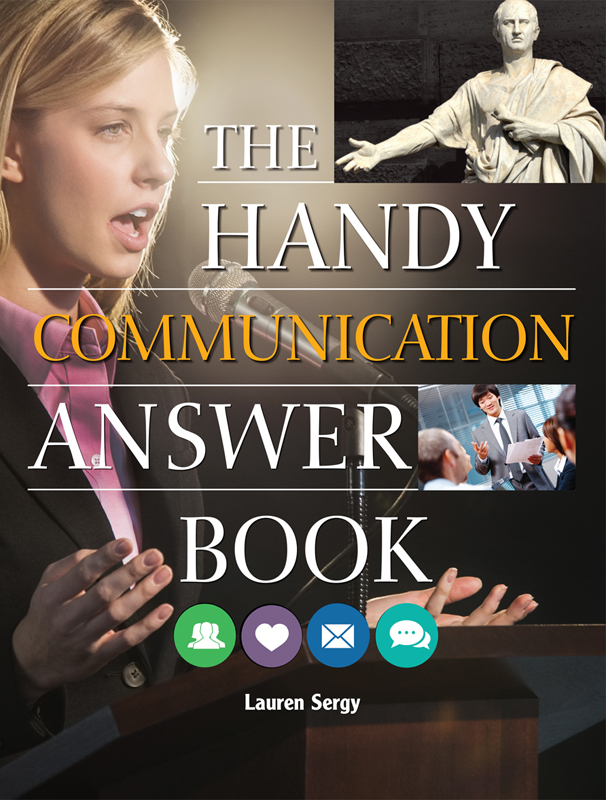 THE HANDY COMMUCATION ANSWER BOOK THE HANDY COMMUCATION ANSWER BOOK - photo 1