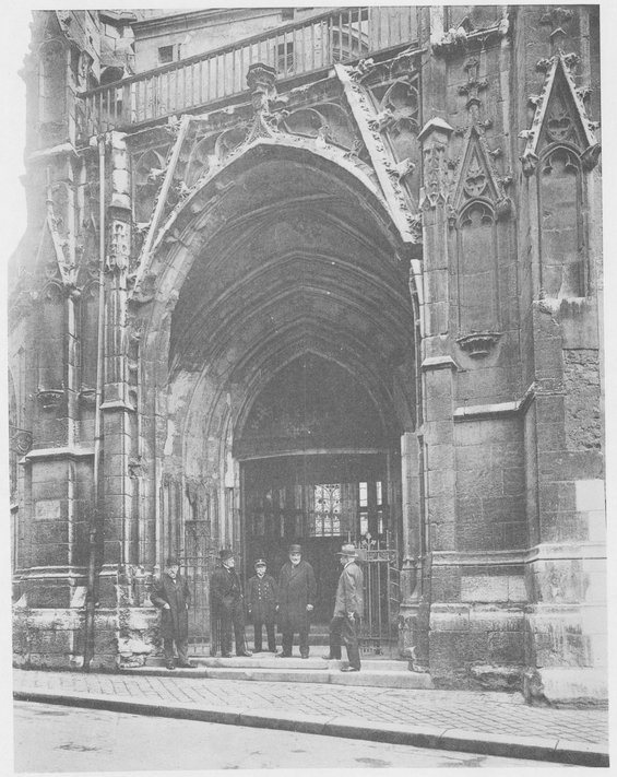 The portal of the Saint-Laurent Tower main entrance to the Museum M Le Secq - photo 5