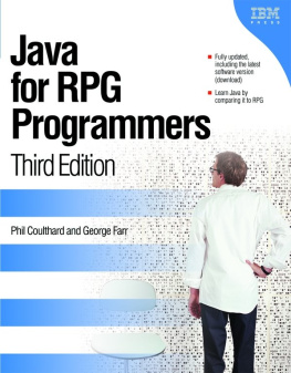 Phil Coulthard - Java for RPG Programmers: 3rd edition