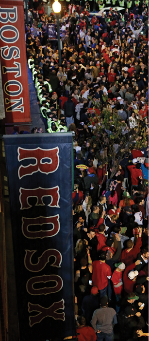 Fans on Yawkey Way celebrate Bostons first world title since 2007 Introduction - photo 5