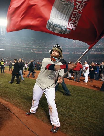 For Jonny Gomes whose home run won Game 4 it was time to don the helmet and - photo 10