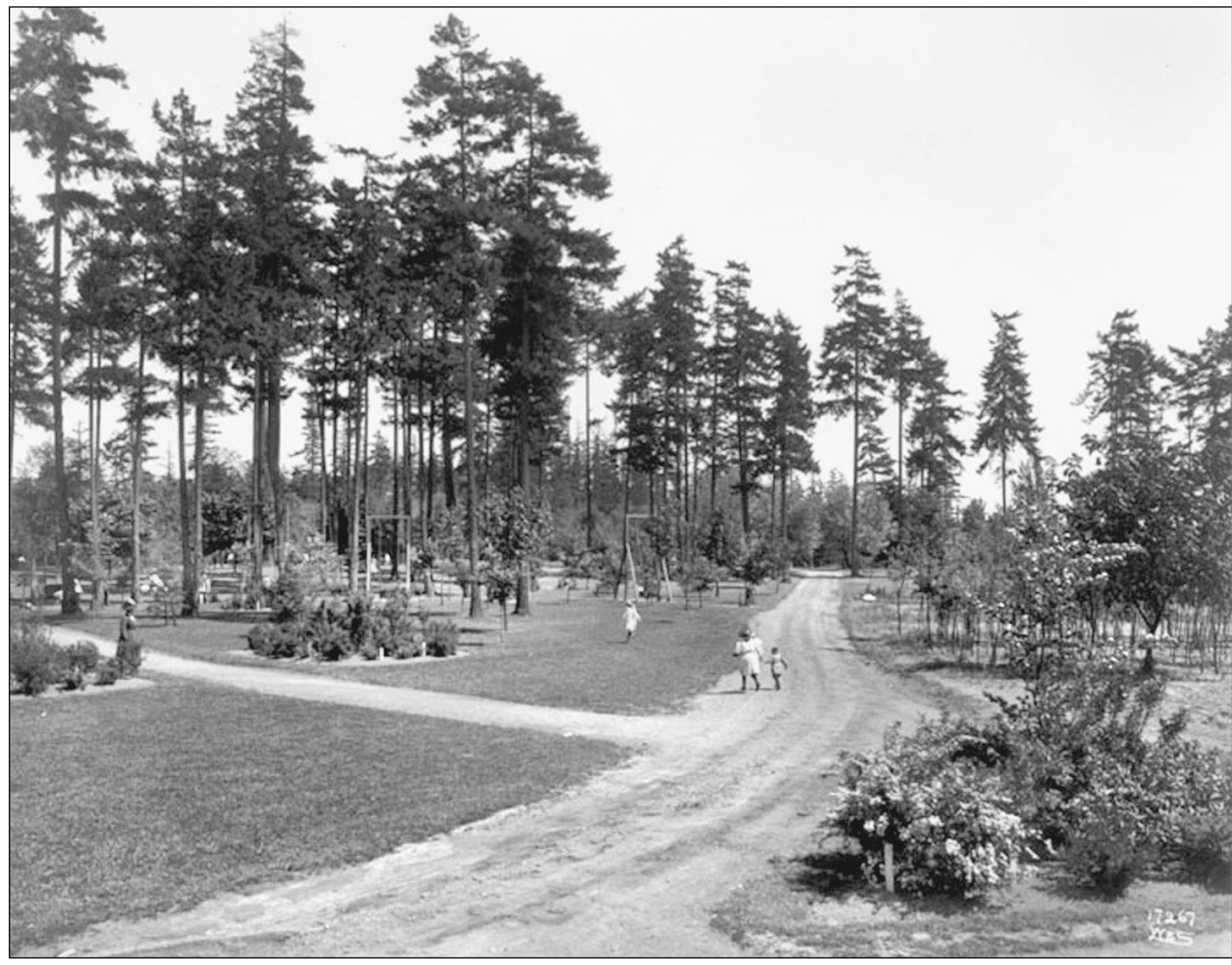 This view of Woodland Park from an early postcard from about 1890 shows a woman - photo 4