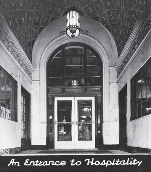 AN ENTRANCE TO HOSPITALITY A 1934 brochure described the Hotel Mayflower One - photo 4