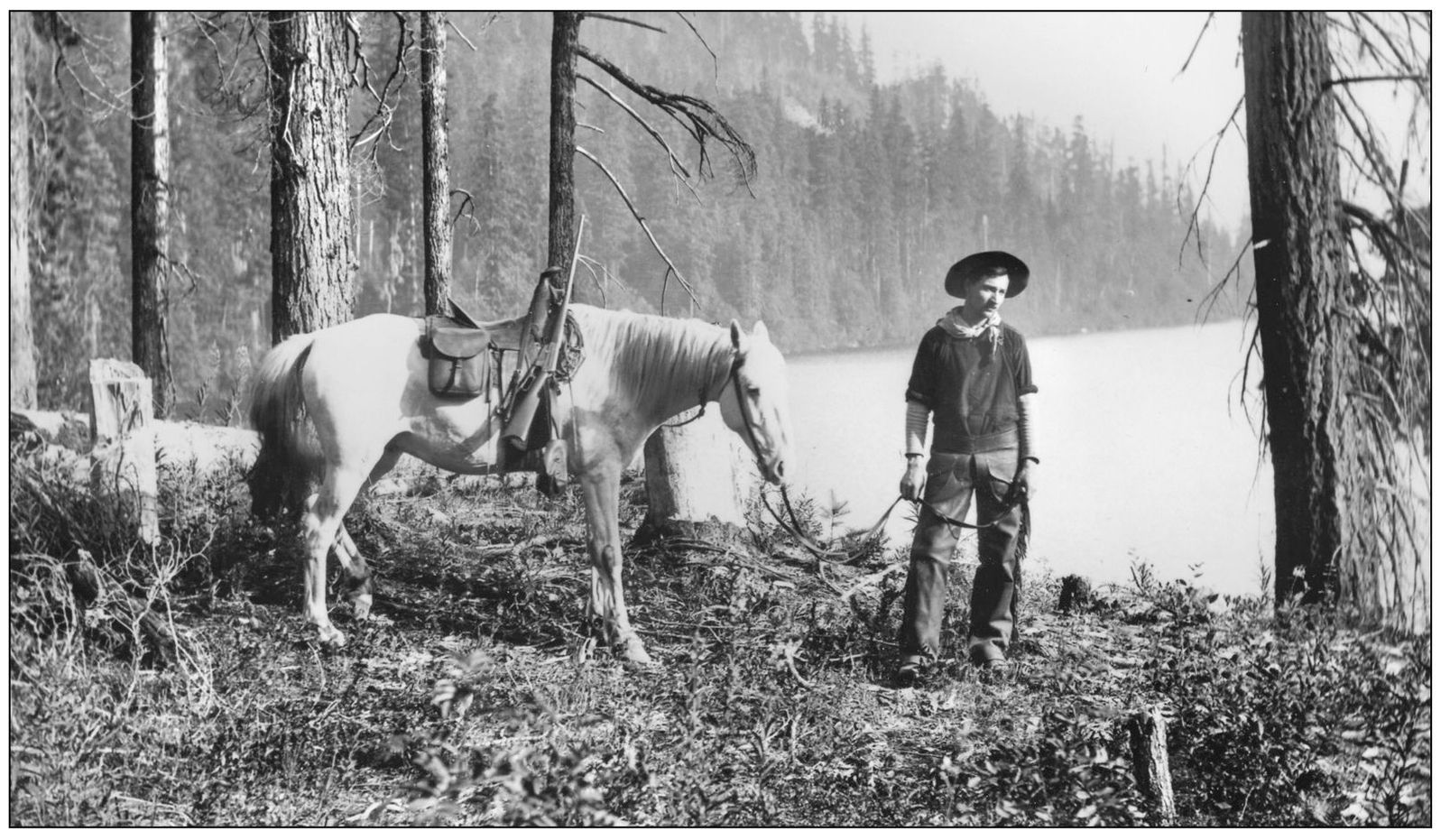 In 1901 Lawrence Lindsley the grandson of David Denny photographed himself - photo 8