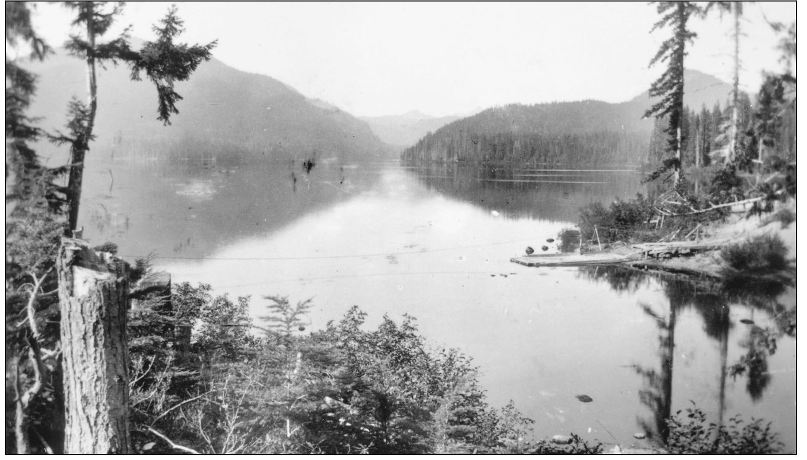 Lake Keechelus was still a natural lake when this photograph was taken in - photo 9