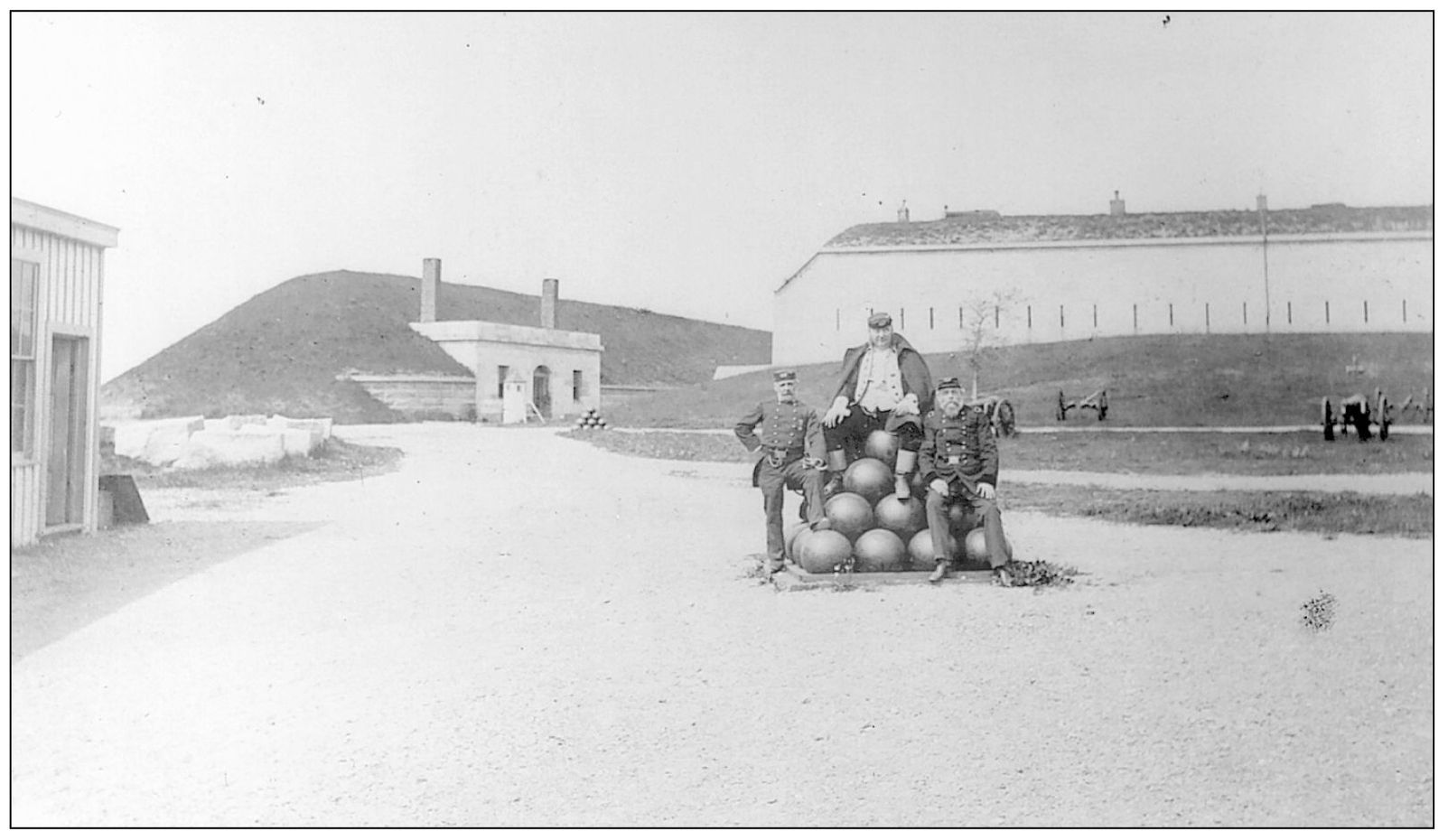 The entrance to Fort Warren on Georges Island appears in this 1865 Civil War - photo 12