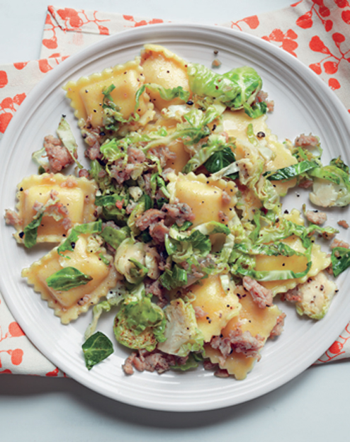 Ravioli with sausage and Brussels sprouts Spanish-style chicken and rice - photo 6