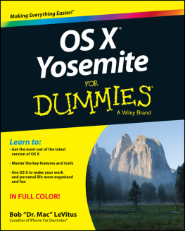 Bob LeVitus - OS X Yosemite For Dummies