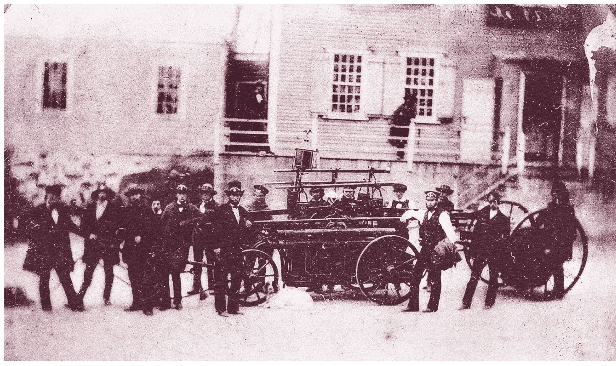 F ountain Engine No 1 seen in 1858 was a volunteer fire company in the Lower - photo 4