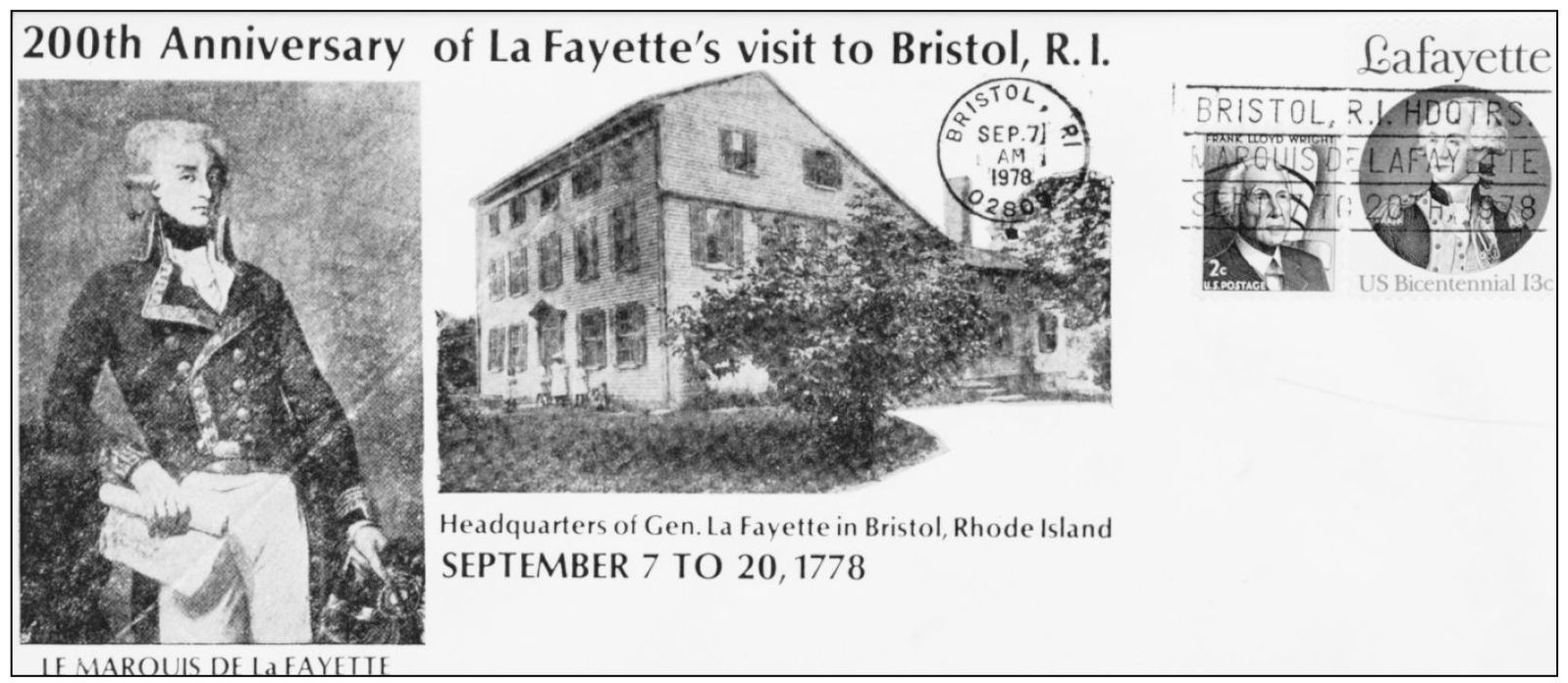 General Lafayette in Rhode Island In September 1778 the Marquis de - photo 9