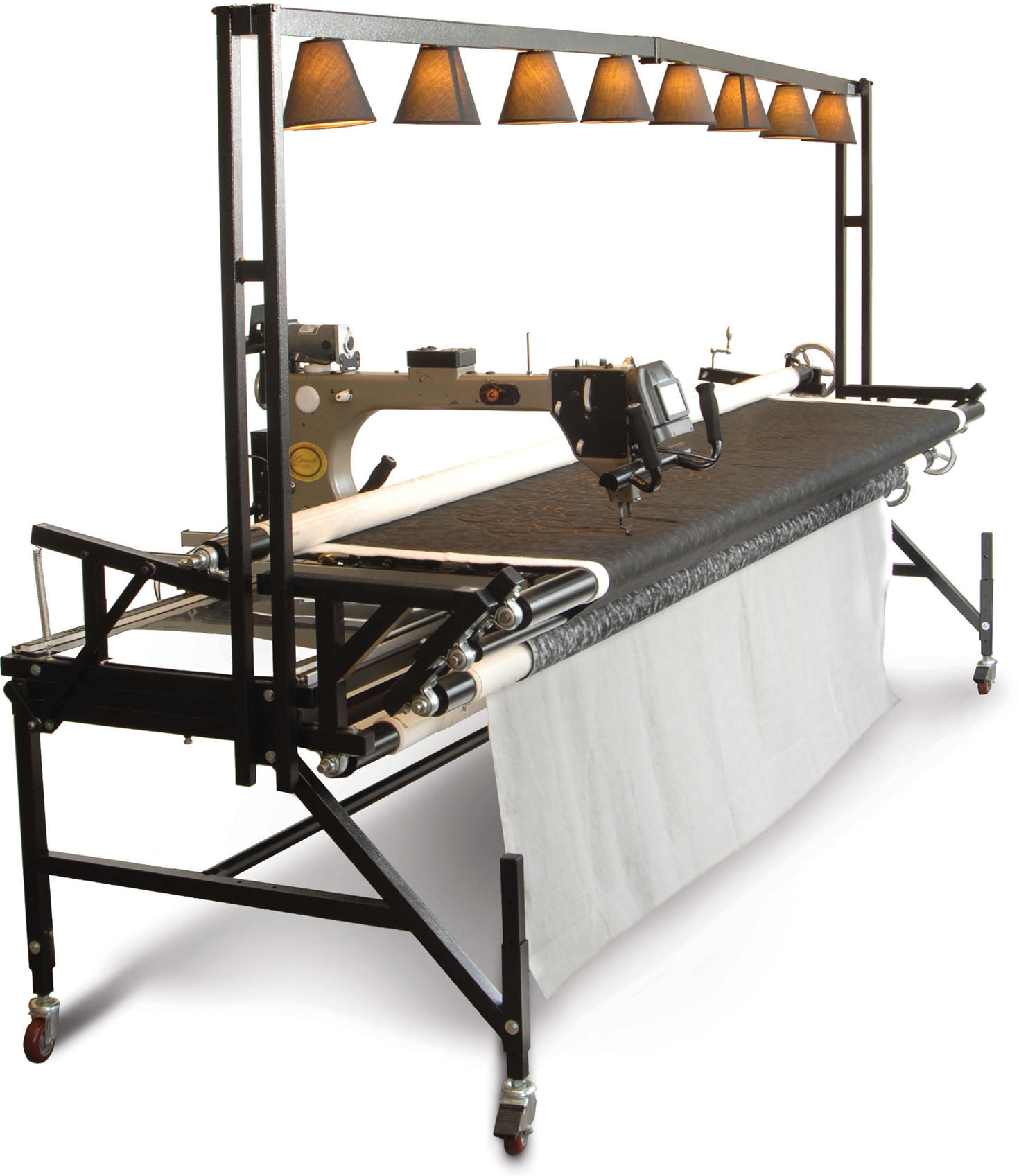 GAMMILL QUILTING SYSTEMS Longarm Systems A longarm stand-up system is - photo 5