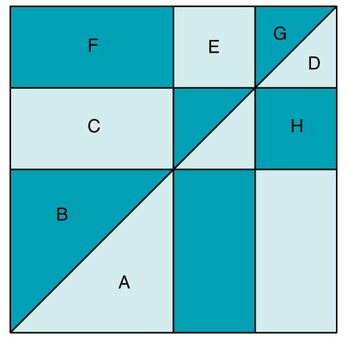 Ollies Square 12 x 12 Block Make 24 Ollies Square Alternate arrangement - photo 13