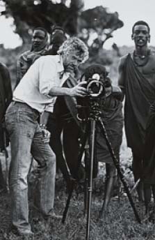 RICHARD FEGLEY WITH MASAII LOOKING THROUGH CAMERA By Nik Wheeler APRIL 1983 - photo 8