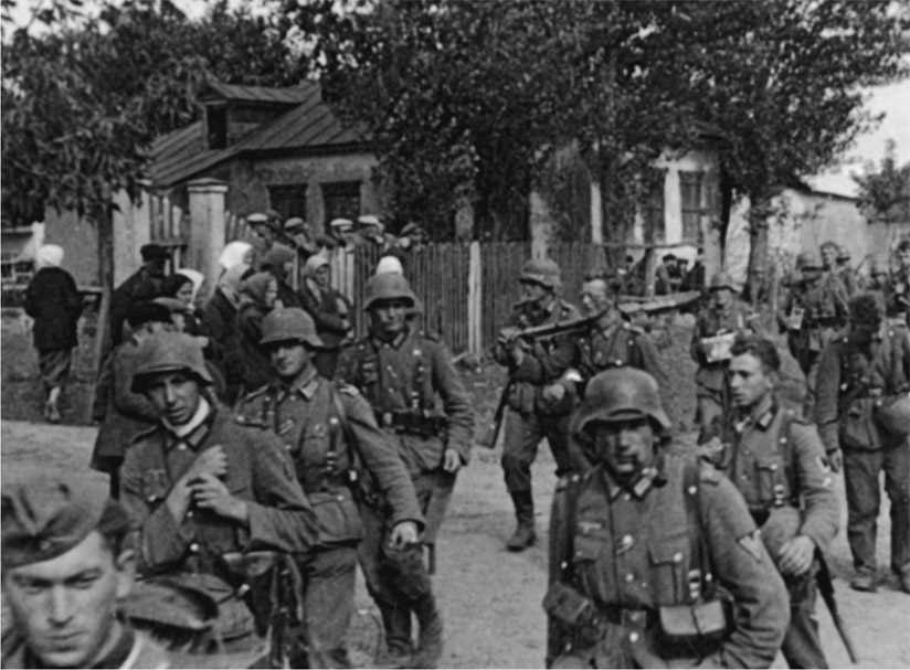 German infantry on the march T he war against the Soviet Union will be such - photo 2