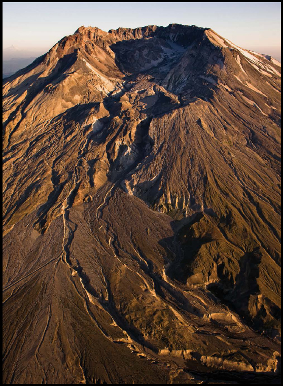 The huge crater near the top of Mount St Helens was created during its violent - photo 3