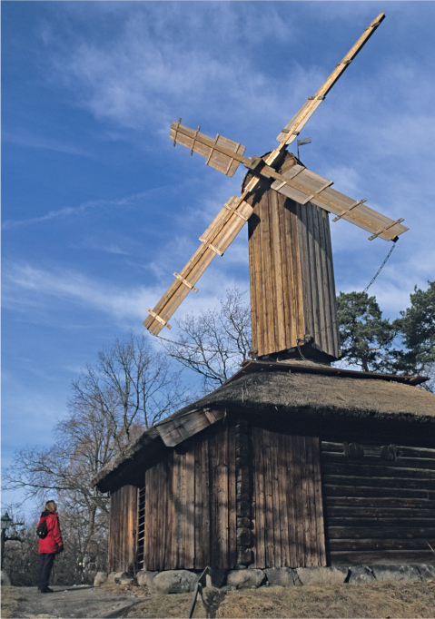 This old Swedish windmill is no longer used but stands as a monument to the - photo 6