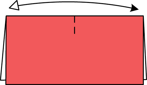 Bring the left edge to the right edge and make a pinch mark at the top - photo 5