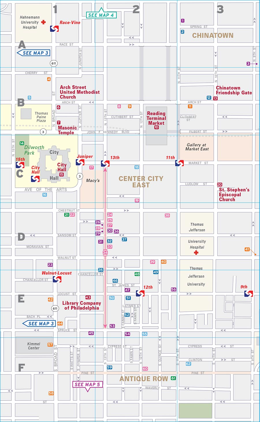 MAP 3 Center City West map halves follow - photo 11