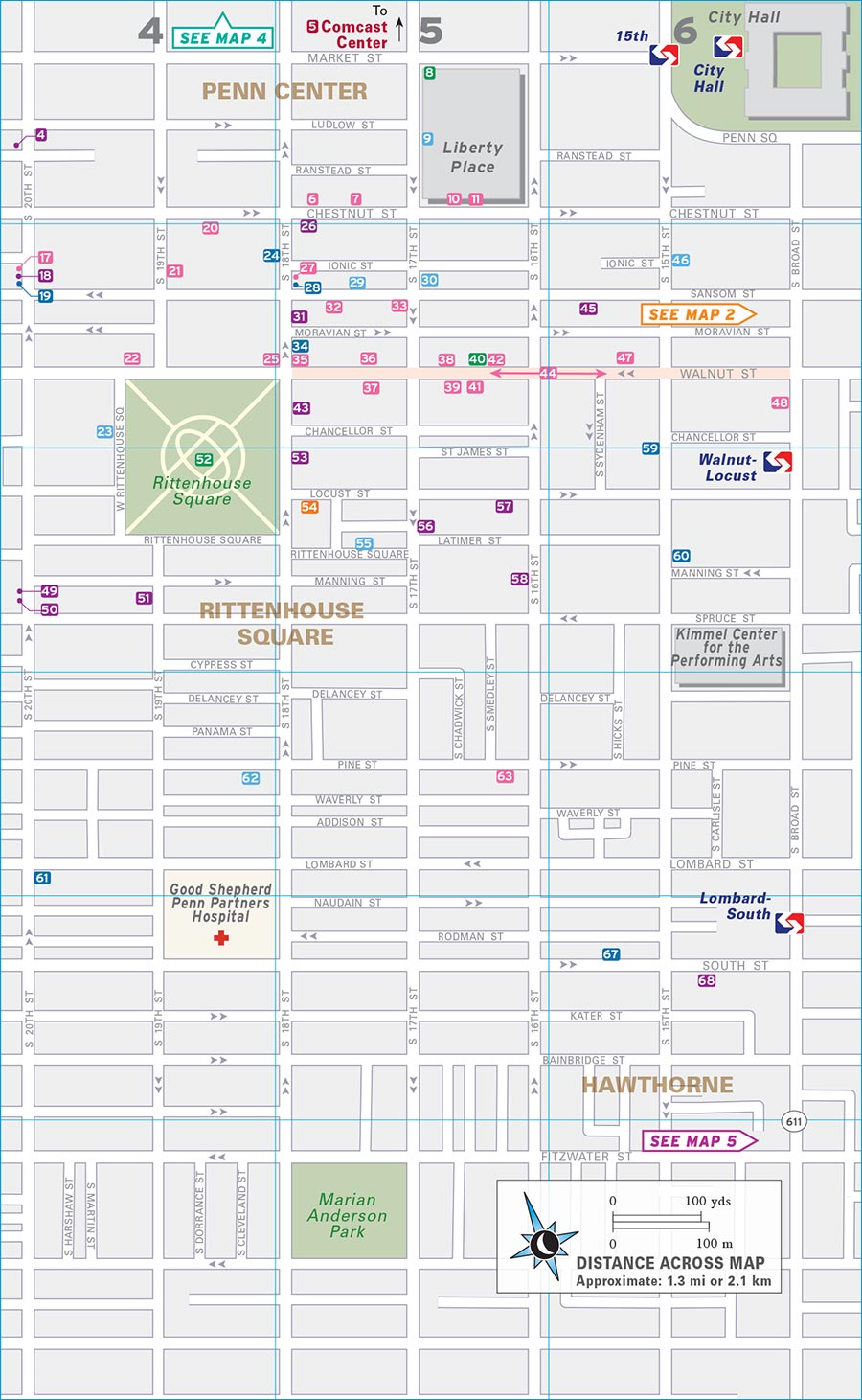 MAP 4 Museum District map halves follow - photo 15