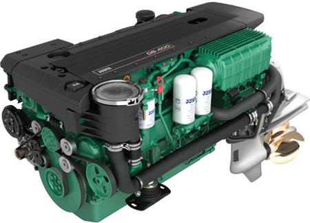 A Volvo Penta D6 400 lightweight diesel engine equipped with direct injection - photo 10