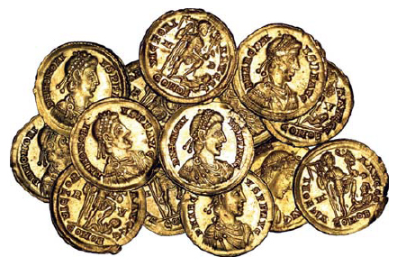 A hoard of Roman gold solidi dating from the late fourth to early fifth - photo 5