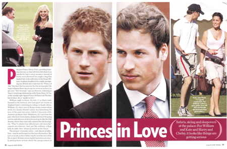 AUG 2005 TWO ROYAL ROMANCES William and Kate grew more serious as Prince - photo 11