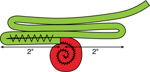 Figure 6 Continue to fold the rope back and forth creating steadily shorter - photo 10