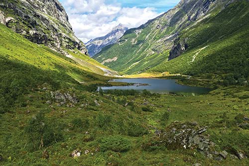 the Royal Route near the Hjrundfjord From the dancing aurora borealis and - photo 10