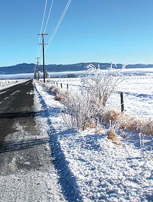 a snowy road near Cambridge Bruneau Dunes State Park the Tetons near - photo 8