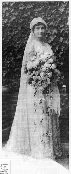 Frances Tracy Morgan at her wedding June 17 1917 On their first meeting my - photo 1