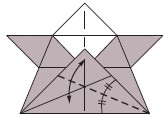 Fold the right folded side down to lie against the bottom edge Unfold - photo 23