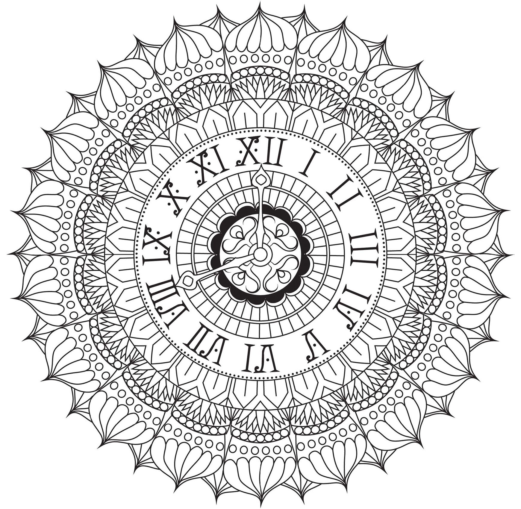 Coloring Dream Mandalas 30 Hand-drawn Designs for Mindful Relaxation - photo 25