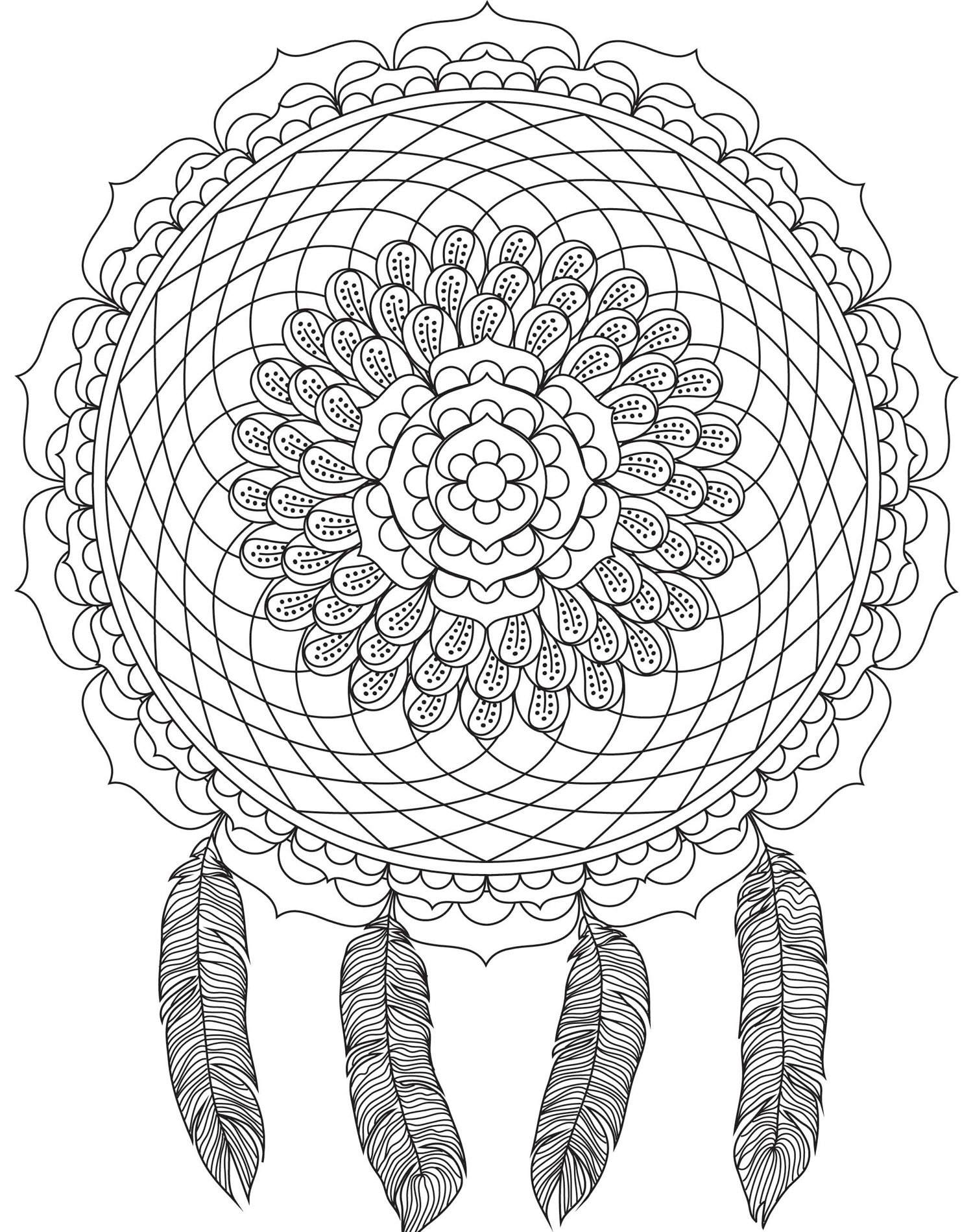 Coloring Dream Mandalas 30 Hand-drawn Designs for Mindful Relaxation - photo 11