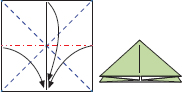 Waterbomb base Blintz base Kite fold - photo 25